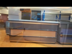 내구성 슈퍼마켓 체크아웃 카운터 매장 체크아웃 카운터 제조업체