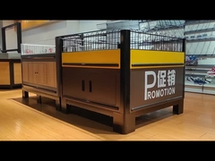 프로모션 아이템 슈퍼마켓용 디스플레이 스테인드 브라운 프로모션 디스플레이 스테인드