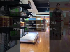 와인을 보관하는 선반은 무엇입니까? 소매점 슈퍼마켓용 강철 와인 진열 선반