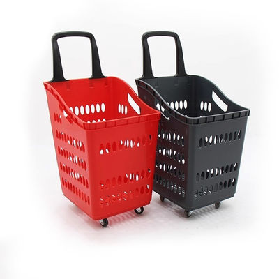 High Durability Plastic Trolley Basket with Plastic HDPP Material and Ergonomic Grip for Smooth Shopping Experience