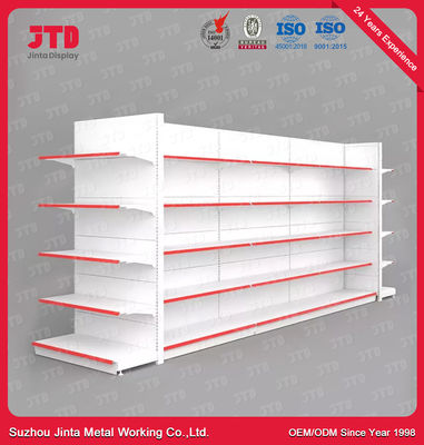 주문 코팅된 상업적 소매 점포 곤돌라 슈퍼마켓 디스플레이 보류 파우더 online manufacture