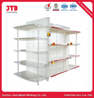 주문 소매 점포 판매점 금속 슈퍼마켓 랙을 위해 완만하게 경사지는 현대 슈퍼마켓 전시 online manufacture