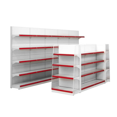 주문 금속 슈퍼마켓 선반 단면 경량 랙 online manufacture