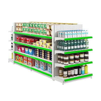 주문 5-Shelf Metal Gondola Display for Supermarkets 80kg Capacity online manufacture