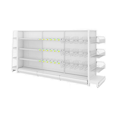 주문 5-Shelf Metal Supermarket Gondola Display Rack 80kg Capacity online manufacture