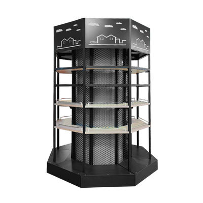 주문 Customized 5-Shelf Metal Supermarket Gondola Rack 80kg Capacity online manufacture