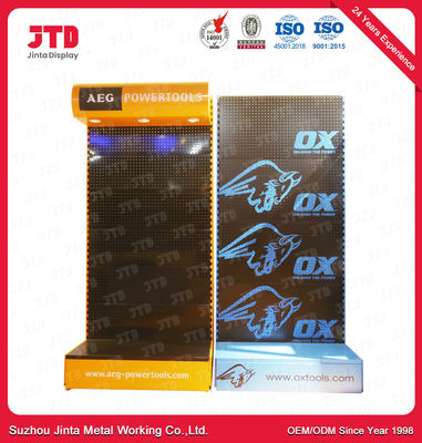 주문 블루 슈퍼마켓 디스플레이 선반 900mm 전동 공구 디스플레이 랙 online manufacture