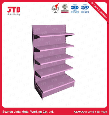 주문 400mm 1500mm 단면 슈퍼마켓 선반 5 레이어 보라색 online manufacture