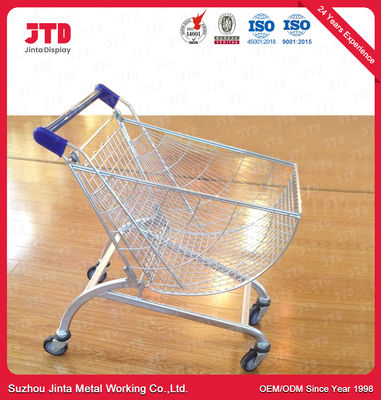 주문 팬 모양의 금속 쇼핑 트롤리 150리터 4륜 online manufacture