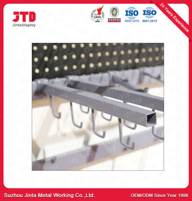 주문 슈퍼마켓 디스플레이 액세서리를 위한 회색 백색 Ｌ 형태 훅 online manufacture