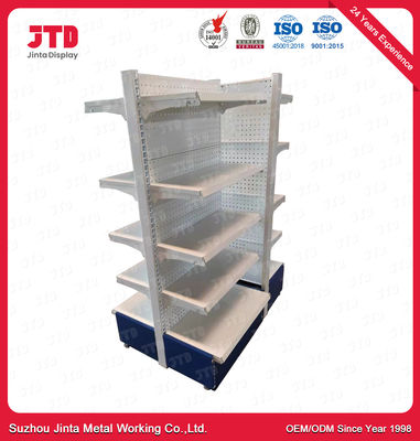 1m 전동 공구 디스플레이 랙 OEM 화이트 메탈 스토리지 랙