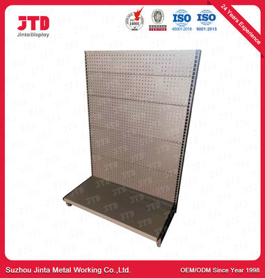 1800mm 금속 소매 진열대 OEM 단면 슈퍼마켓 선반