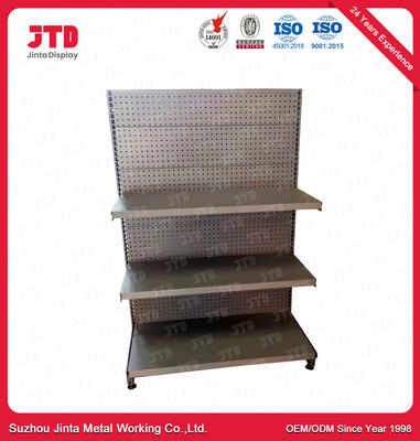 1800mm 금속 소매 진열대 OEM 단면 슈퍼마켓 선반