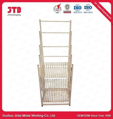 바퀴를 가진 1.3m 1.8m 철사 저장 선반을 선반에 놓는 50kgs 철사 전시
