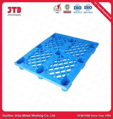 HDPE 플라스틱 깔판 파란 색깔 창고 벽돌쌓기 사용